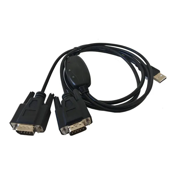Aya 6 Ft Pie Usb Dual Serial Rs232 Convertidor Adaptador Win