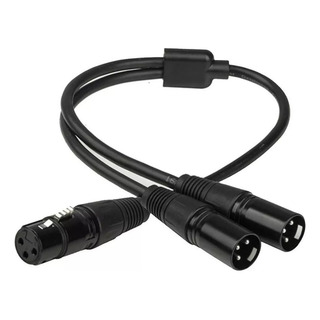 Micrófono Xlr De 3 Clavijas Hembra A Doble Cable De Audio Micrófono Xlr De 3 Clavijas Hembra A Doble Cable De Audio