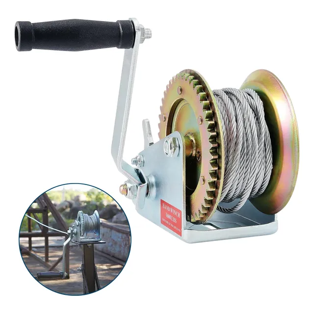 Winche Malacate Manual 1200 Libras 544 Kilos