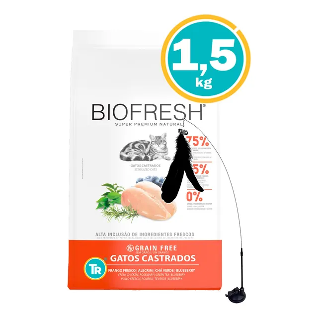 Alimento Biofresh Gato Castrado Pollo + Regalo + Envío