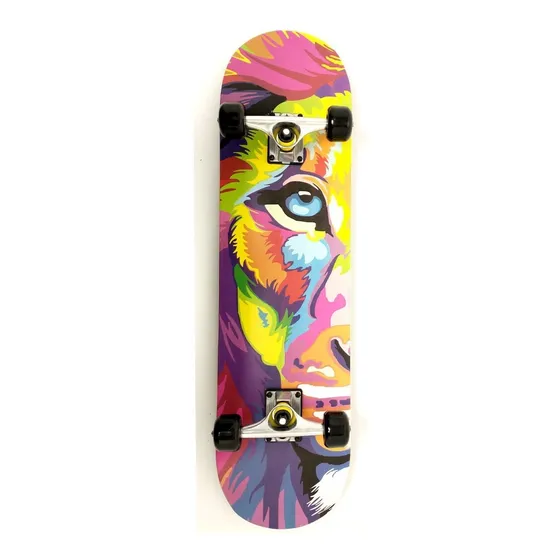 Skate Patineta Trucks De Aluminio Maple 80 X 20 Cm 
