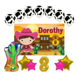 Fiesta Vaquera Decoración Fiesta Globos Lona Vaquero Oeste Fiesta Vaquera Decoración Fiesta Globos Lona Vaquero Oeste