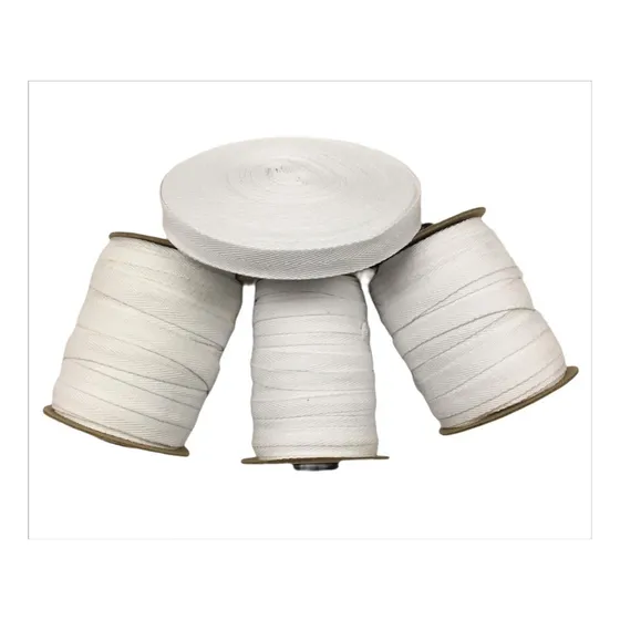 Cinta Hilera De Algodón 11mm En Blanco X 50mts 