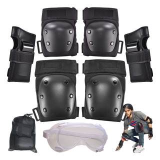Coderas Rodilleras Protección Patinaje Muñeca Ajustable,7pcs Coderas Rodilleras Protección Patinaje Muñeca Ajustable,7pcs