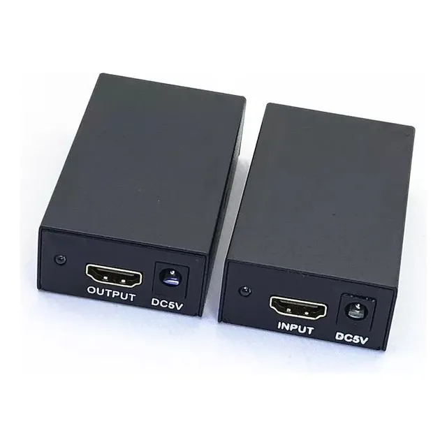 Extensor Video Audio Digital 60mts Hdmi Cable Red Utp Rj45