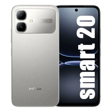 Infinix Smart 20 Dual Sim 4gb Ram 128gb Celular Prateado