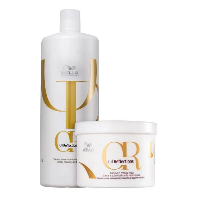 Kit Oil Reflectiosn Duo - Shampoo 1l + Máscara 500ml Kit Oil Reflectiosn Duo - Shampoo 1l + Máscara 500ml