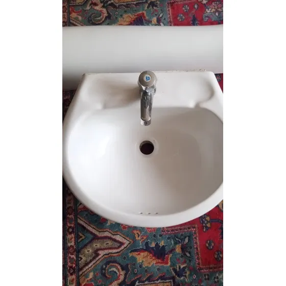 Lavamanos Con Pedestal Porcelana