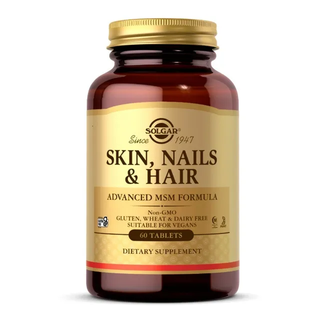Solgar Skin, Nails & Hair 60tabs - Piel, Cabello y Uñas Radiantes