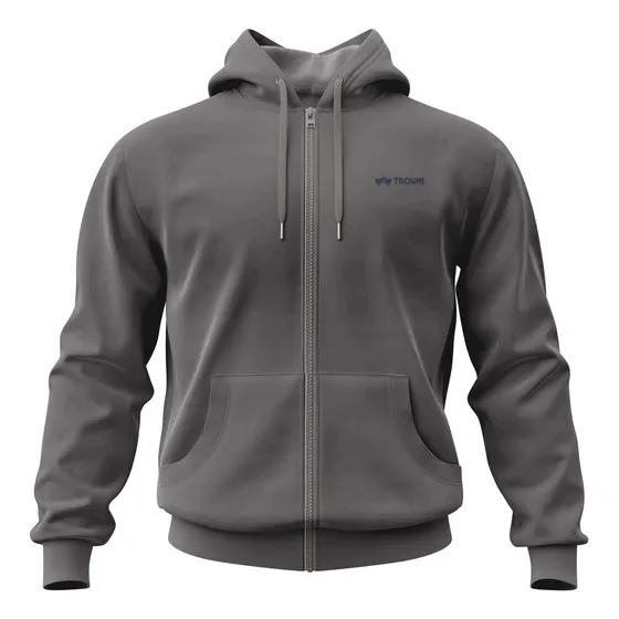 Buzo Trown Full Zip Andino Con Capucha Rustico