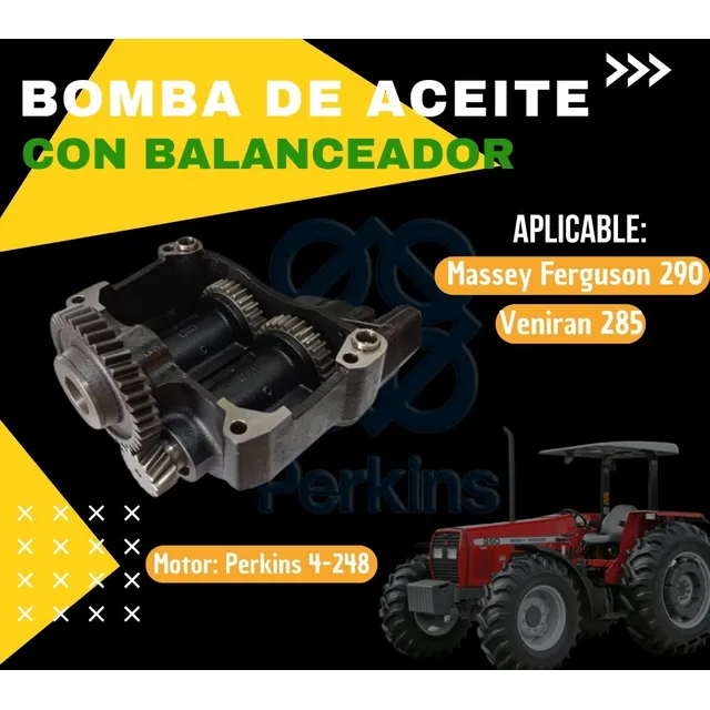 Bomba De Aceite Massey Ferguson 290  Veniran 285 Pk 4-248