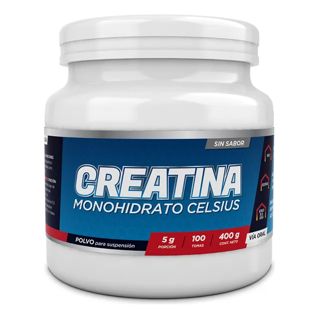 Creatina Polvo Suplemento Deportivo 400 Grs Servimedic Sabor Sin Sabor