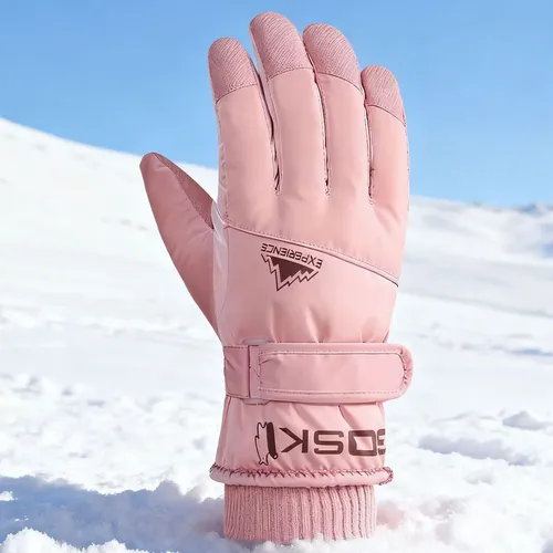 Ski Gloves Winter Warm Waterproof M Yellow | MercadoLivre
