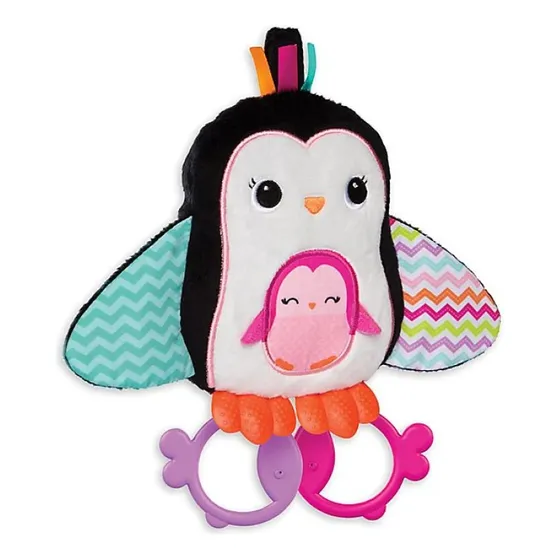 Muñeco Pingüino Con Mordillo Y Texturas Bright Starts