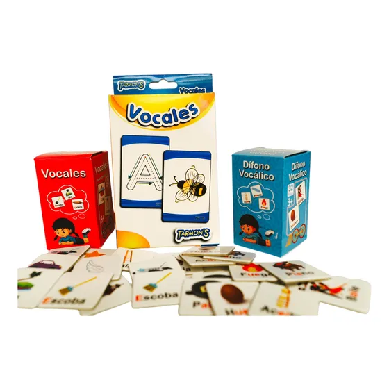 Pack Memorice Vocales, Memorice Difono + Tarjeta Preescolar