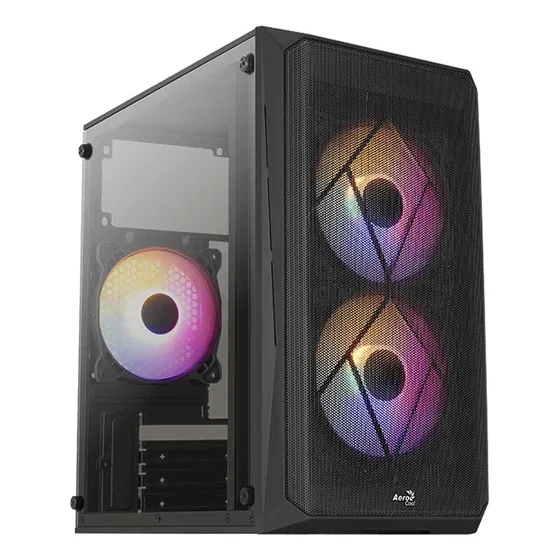Case Aerocool Cs107 V1 Microatx - Carcasa De Pc 3 Fan