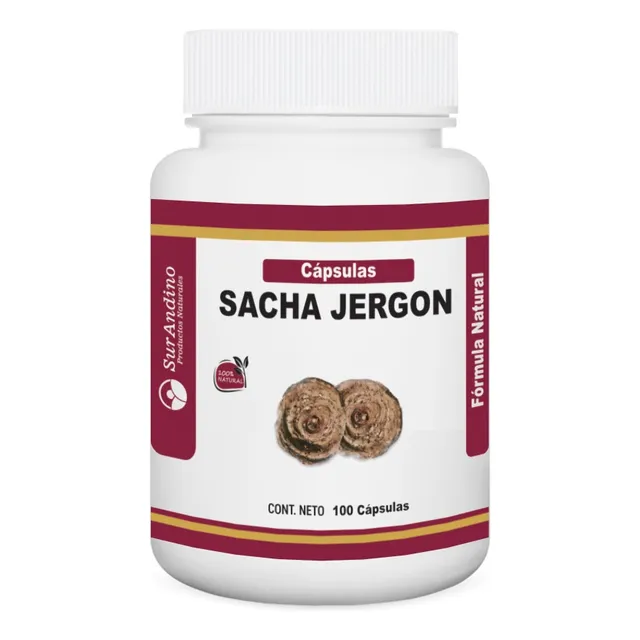 Sacha Jergón Sur Andino Trata Diabetes 500mg 100 Capsulas