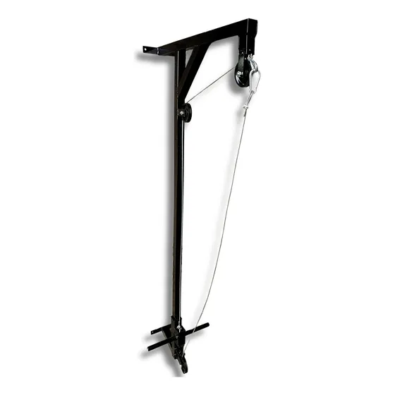 Polea Multifunción Alta Y Baja Esh Para Pared Negro