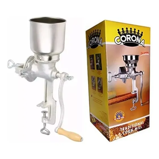 Molino Corona Para Maiz Cafe Granos Carne Cocida Tolva Alta