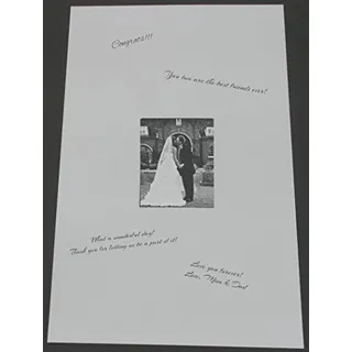 24x36 Firma Blanca Y Alfombrilla De Imagen Autógrafo Para La 24x36 Firma Blanca Y Alfombrilla De Imagen Autógrafo Para La