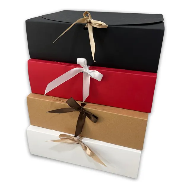 Caja De Regalo Con Lazo Grande #6