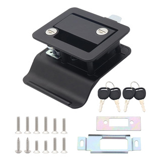 Fechadura De Porta De Entrada Rv Com Trava De Remo Com Preto Fechadura De Porta De Entrada Rv Com Trava De Remo Com Preto