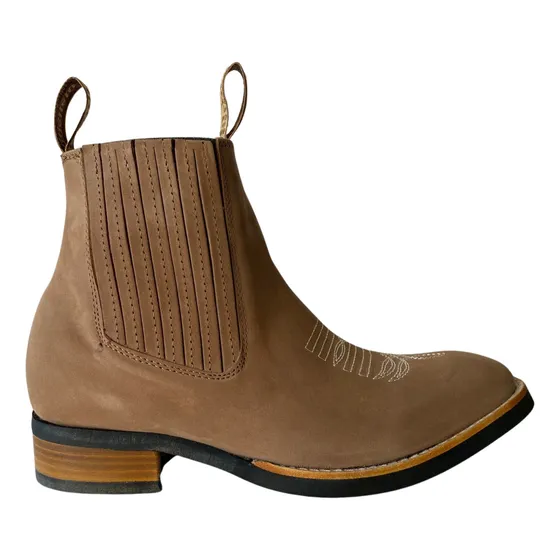 Botines Botas Cuadradas Vaqueras Caballero Charras
