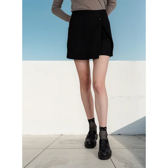Falda Short Kari Negro Atr By Eclipse