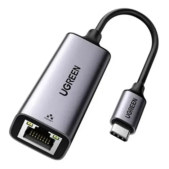 Adaptador Ugreen Usb-c A Ethernet Rj45 Para Macbook, Laptop Color Space gray | Cuotas sin interés