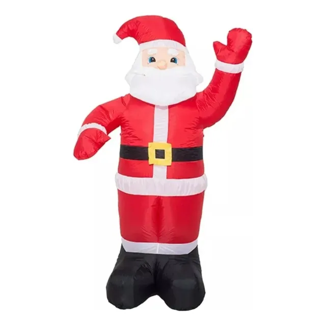 Inflable Papa Noel Navidad 2,80mt Apto Exterior Gigante