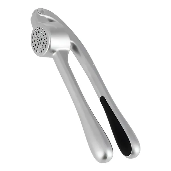 Prensa Machacador Triturador Moledor Ajo Multiuso Cocina X L Plateado