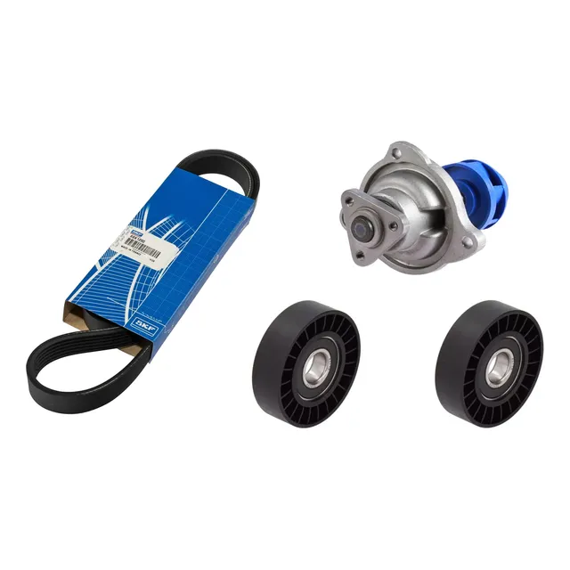 Kit Bomba + Poly-v Ford Ka Fiesta Focus Ecosport 1.6 Rocam