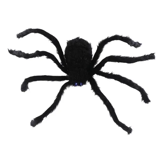 Aranha Armadeira Decorativa Com Som Luz Movimento Halloween