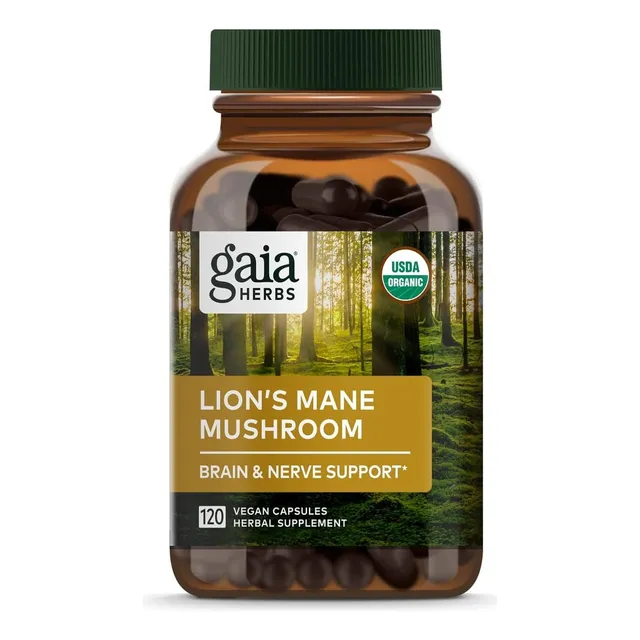 Hongo Melena De León Gaia Herbs 120 Capsulas