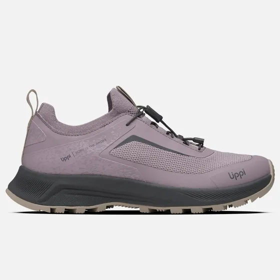 Zapatilla Mujer Light Knit Negro / Malva Lippi I26