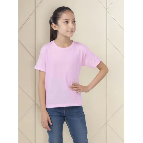 Camiseta Remera Rosada Para Niñas Y Adolescentes