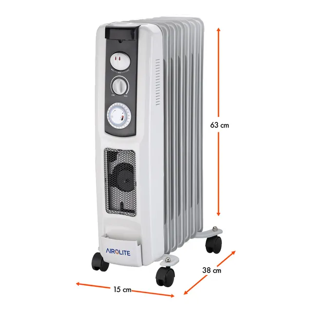 Radiador Oleoeléctrico 1500 W Modelo Rb 1507tp Airolite