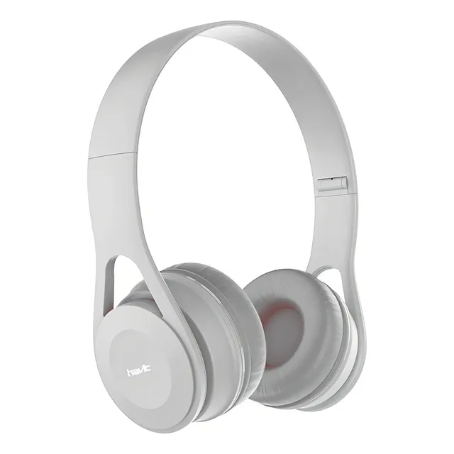 Auriculares con cable Havit H2262d, blanco/gris, color blanco