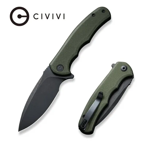 Civivi Mini Praxis - Hoja Acero D2 Verde Musgo