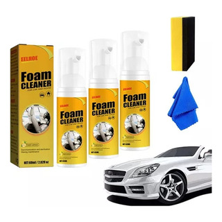 Para Limpiador De Espuma Para Limpiar Asientos De Coche,3 Para Limpiador De Espuma Para Limpiar Asientos De Coche,3