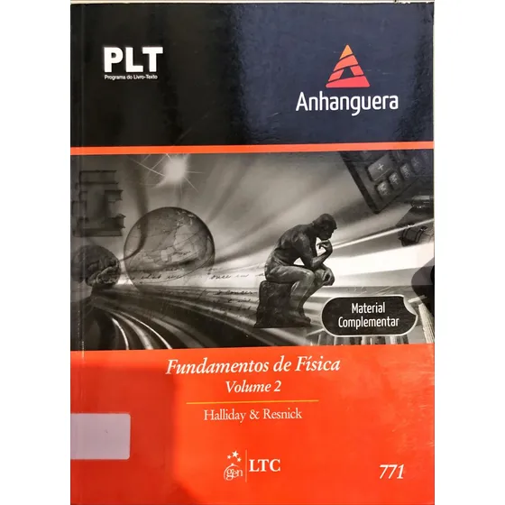 Livro Fundamentos Da Fisica Vol. 2 - 9ª Ediçãoedição De Halliday ,resnick