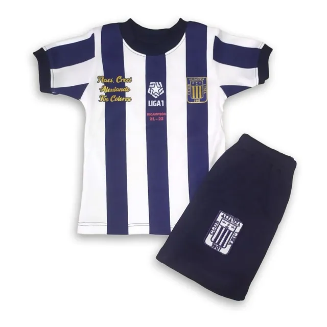 Conjunto De Algodón Pima Deportivo Para Bebé Alianza Lima-al