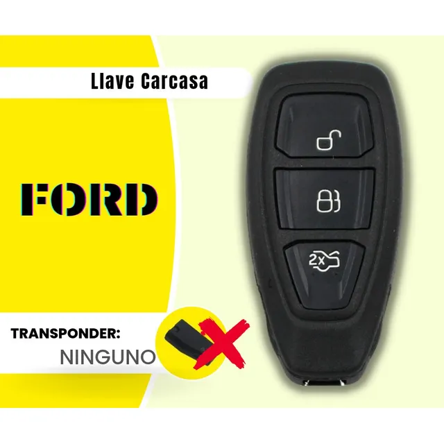 Llave Carcasa Para Ford Fiesta Ecosport Smartkey