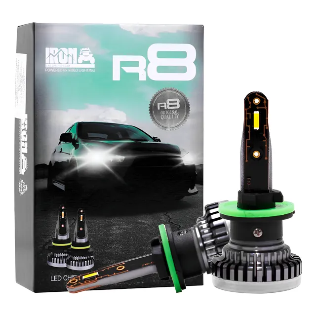 Kit Foco Led R8 H7 H11 9005 9012 Hb4 Sin Cooler Auto Moto