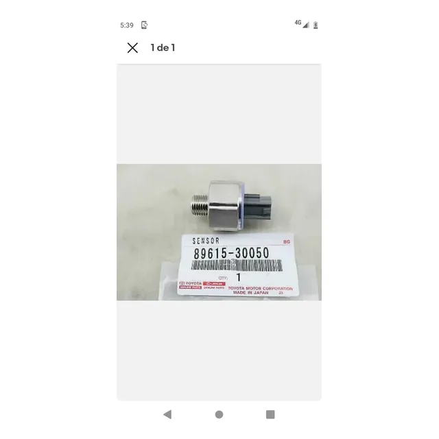 Sensor Golpeteo Toyota Burbuja 1992 1993 1994 1995 1996 1997
