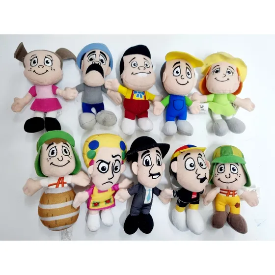 Coleção Completa Pelúcia Chaves Mc Donalds 10 Personagens 