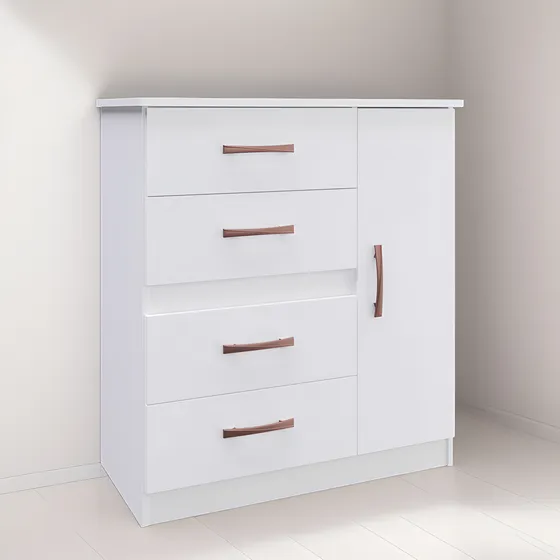 Comoda - Cajonera - Zapatera-4 Cajones 1 Puerta-expansiónuy-