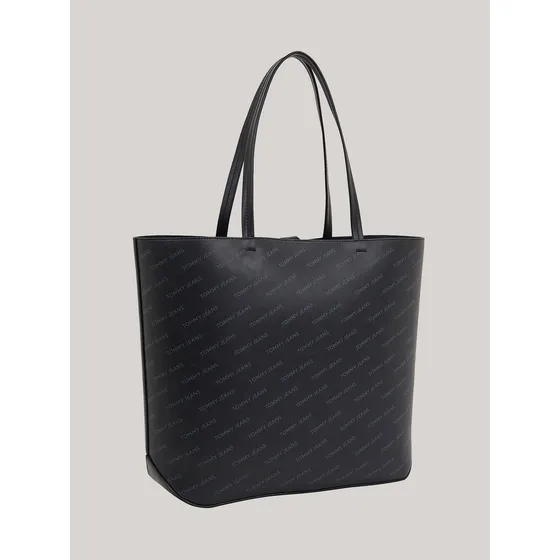 Tote Essential Monogram Negro Tommy Hilfiger
