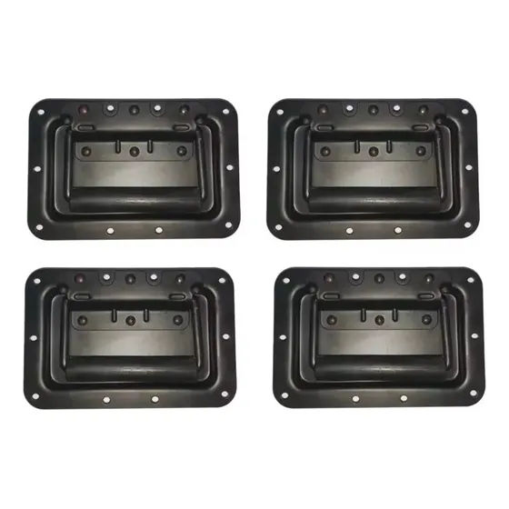 4 X Asas / Agarradera Para Empotrar En Caja Madera/ Rack 