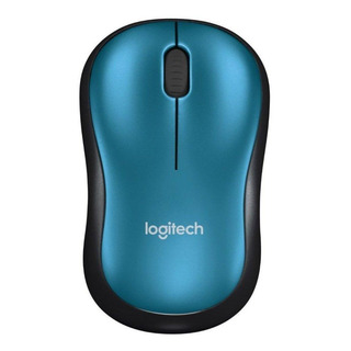 Mouse Inalámbrico Logitech Inalámbrico M185 Azul Con Gris Mouse Inalámbrico Logitech Inalámbrico M185 Azul Con Gris
